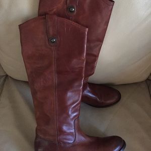 FRYE WOMEN'S LEATHER MELLISA RIDING BOOTS SIZE 8B